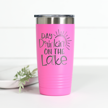 Load image into Gallery viewer, Day Drinking on the Lake 20 oz Engraved Tumbler