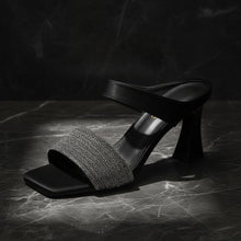 Load image into Gallery viewer, Women's Chunky Heel Slip-On Slippers – Breathable Platform Mules