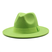 Load image into Gallery viewer, Autumn Winter Big Brim Wool Hat – Unisex Bell Crown Bucket Hat