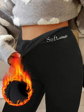 Load image into Gallery viewer, Women’s Fleece-Lined High-Waist Shark Leggings