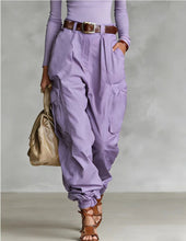 Load image into Gallery viewer, Women’s High-Waist Loose Fit Wide-Leg Casual Trousers
