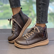Load image into Gallery viewer, FitiqueFit Women’s Flat Heel Martin Boots