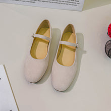Load image into Gallery viewer, Women's Flat Vintage Mary Jane Pumps