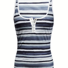 Load image into Gallery viewer, Women’s V‑Neck Striped Camisole Vest