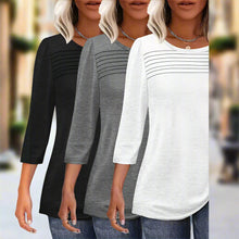 Load image into Gallery viewer, Women's 3-Pack 3 4 Sleeve Tunic Tops