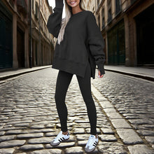 Load image into Gallery viewer, Women’s Solid Color 2-Piece Tracksuit — Crewneck Sweatshirt