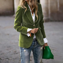 Load image into Gallery viewer, Women’s Slim-Fit Notch-Lapel Blazer