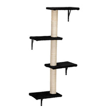 Load image into Gallery viewer, Wall-Mounted Cat Condo & Climbing Tower – Space-Saving, Sturdy & Fun for Multiple Cats