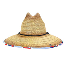 Load image into Gallery viewer, Peter Grimm Grateful Dead SYF (Steal Your Face) - Rye Straw Lifeguard Hat