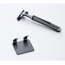 Load image into Gallery viewer, Decorative Hook 2 Pcs Punch Free Razor Holder Storage Hook Wall Men Shaving Shaver Shelf Bathroom Razor Rack Wall Bathroom Accessories