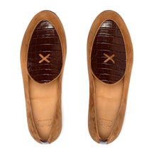 Load image into Gallery viewer, Men's Cognac Croc Milano Loafer
