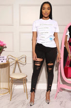 Load image into Gallery viewer, Denim Pencil Pants Slim Long Trousers Ripped Hole Stretch Feet Pants Female