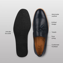 Load image into Gallery viewer, Denis Mens knitted Upper Eva Sole Tassel Loafers