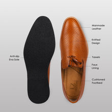 Load image into Gallery viewer, Denis Mens knitted Upper Eva Sole Tassel Loafers