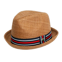 Load image into Gallery viewer, Peter Grimm Deppo - Straw Fedora Hat