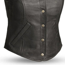Load image into Gallery viewer, Derringer Women's Motorcycle Leather Vest