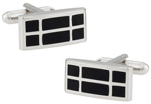 Load image into Gallery viewer, Designer Black Cufflinks