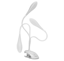 Load image into Gallery viewer, Desk Lamp USB Led Table Lamp 14 LED Table Lamp with Clip Bed Reading Book Light LED Desk Lamp Table Touch 3 Modes Blue Decorative Table Lamp Cute Study Lamps for Bedroom Décor