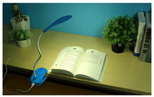 Load image into Gallery viewer, Desk Lamp USB Led Table Lamp 14 LED Table Lamp with Clip Bed Reading Book Light LED Desk Lamp Table Touch 3 Modes Blue Decorative Table Lamp Cute Study Lamps for Bedroom Décor