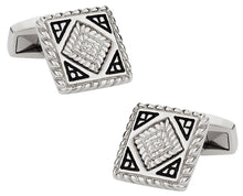 Load image into Gallery viewer, Detailed Stainless Steel Cufflinks