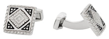 Load image into Gallery viewer, Detailed Stainless Steel Cufflinks
