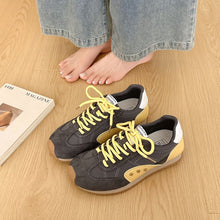 Load image into Gallery viewer, Women's Platform Lace-Up Sneakers | German Trainer Style Height-Increasing Casual Shoes | EU 36–40