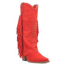 Load image into Gallery viewer, Dingo Spirit Trail - Women's Suede Leather Cowgirl Boots