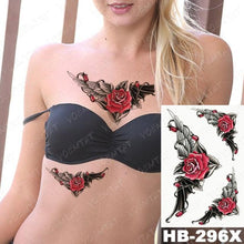 Load image into Gallery viewer, Different Stylish Waterproof Temporary Tattoo Sticker Heart Knife Angel Makeup Tattoos For Women Men