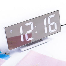 Load image into Gallery viewer, Digital Alarm Clock Alarm Clocks Adjustable Volume Alarm Clock for Bedroom Electronic 7 Inch Number Desktop Alarm Clocks For Kids Bedroom LED Screen for Kids Bedroom Temperature Snooze Function Desk Table Clock LED Clock Electronic Watch Table
