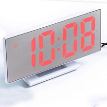 Load image into Gallery viewer, Digital Alarm Clock Alarm Clocks Adjustable Volume Alarm Clock for Bedroom Electronic 7 Inch Number Desktop Alarm Clocks For Kids Bedroom LED Screen for Kids Bedroom Temperature Snooze Function Desk Table Clock LED Clock Electronic Watch Table