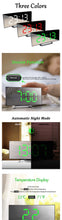 Load image into Gallery viewer, Digital Alarm Clock Alarm Clocks Adjustable Volume Alarm Clock for Bedroom Electronic 7 Inch Number Desktop Alarm Clocks For Kids Bedroom LED Screen for Kids Bedroom Temperature Snooze Function Desk Table Clock LED Clock Electronic Watch Table
