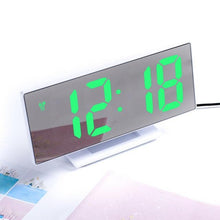 Load image into Gallery viewer, Digital Alarm Clock Alarm Clocks Adjustable Volume Alarm Clock for Bedroom Electronic 7 Inch Number Desktop Alarm Clocks For Kids Bedroom LED Screen for Kids Bedroom Temperature Snooze Function Desk Table Clock LED Clock Electronic Watch Table