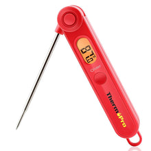Load image into Gallery viewer, Digital Read Meat Thermometer Best Waterproof Thermometer for Kitchen Cooking Food BBQ Grill And Oil Deep Fry Candy Kitchen Cooking Food Thermometer With Backlight Magnet For Deep Fry Grill Smoker Thermometer