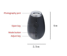 Load image into Gallery viewer, Digital Time Projection Clock Mini LED Clock With Time Projection Wake Up Light Alarm Clock for Heavy Sleeper Portable Digital Watch Night Light Magic Projector Clock