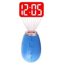Load image into Gallery viewer, Digital Time Projection Clock Mini LED Clock With Time Projection Wake Up Light Alarm Clock for Heavy Sleeper Portable Digital Watch Night Light Magic Projector Clock