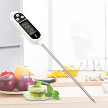 Load image into Gallery viewer, Digital Water Thermometer for Liquid Candle Instant Read With Waterproof For Food Meat Milk Long Probe Food Temperature Measuring Device Probe Type Electronic Thermometer Stainless Steel Pen Type Structure with High Accuracy