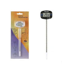 Load image into Gallery viewer, Digital Water Thermometer for Liquid Candle Instant Read With Waterproof For Food Meat Milk Long Probe Food Temperature Measuring Device Probe Type Electronic Thermometer Stainless Steel Pen Type Structure with High Accuracy