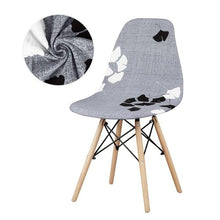 Load image into Gallery viewer, Dining Chair Cover Lounge Armless Chair Protector Stretchable Slipcovers for Dining Room Living Room Seat Cover For Shell Chair Washable Removable Armless Shell Chair Cover And Home Hotel Slipcover Seat Case