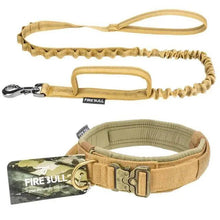 Load image into Gallery viewer, Dog Collar Leash Adjustable Military Nylon Rope Dog Collar Leash Set Adjustable Dog Collars for Medium Large Dogs Durable Pet Collar Nylon Big Dog Collar Training for Medium Large Dogs Accessories