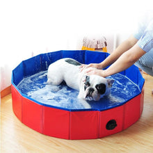 Load image into Gallery viewer, Dog Pool Foldable Dog Swimming Pool Pet Bath Swimming Tub Bathtub Pet Swimming Pool Collapsible Bathing Pool for Dogs Cats Kids Foldable Dog Pool PVC Pet Swimming Pool Dog Paddling Swimming Bathing Tub
