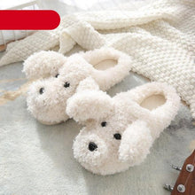 Load image into Gallery viewer, Dog Slippers Women Shoes Winter Warm Soft Plush Shoes Couples Slippers For Home Indoor Bedroom Women Warm Slippers Warm Faux Fur Cute Dog Lovers Winter Home Comfortable Shoes