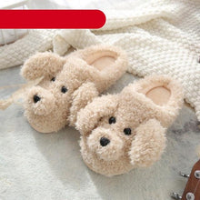 Load image into Gallery viewer, Dog Slippers Women Shoes Winter Warm Soft Plush Shoes Couples Slippers For Home Indoor Bedroom Women Warm Slippers Warm Faux Fur Cute Dog Lovers Winter Home Comfortable Shoes