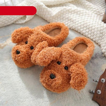 Load image into Gallery viewer, Dog Slippers Women Shoes Winter Warm Soft Plush Shoes Couples Slippers For Home Indoor Bedroom Women Warm Slippers Warm Faux Fur Cute Dog Lovers Winter Home Comfortable Shoes