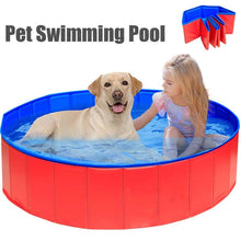 Load image into Gallery viewer, Dog Swimming Pool Foldable Pet Bath Swimming Tub Bathtub Pet Collapsible Bathing Pool for Dogs Cats Kids Big Size Bathing Pool Pet Pool Bathing Tub Outdoor Swimming Pool for Large Small Dogs