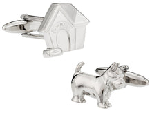 Load image into Gallery viewer, Doghouse & Dog Cufflinks