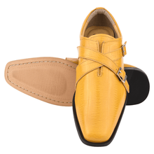 Load image into Gallery viewer, DONNA Leather Oxford Style Double Buckle Monk Straps Shoes For Men