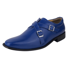 Load image into Gallery viewer, DONNA Leather Oxford Style Double Buckle Monk Straps Shoes For Men