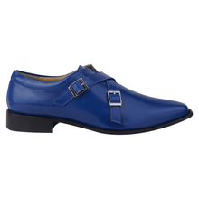Load image into Gallery viewer, DONNA Leather Oxford Style Double Buckle Monk Straps Shoes For Men