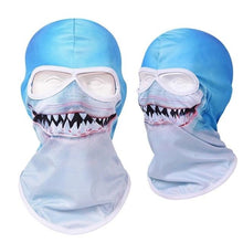 Load image into Gallery viewer, Double Eye Hole Animal Head Hat Horror Role-Playing Full Face Mask Riding Hunting Balaclava Sweat-Absorbent And Breathable Scarf Dustproof Headgear Unisex Cycling Equipment Racing Breather Mask Tactical Airsoft Cap Scarf Mask Ski Hat Spring Summer For Men