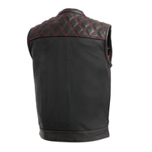 Load image into Gallery viewer, Downside Men's Motorcycle Leather Vest